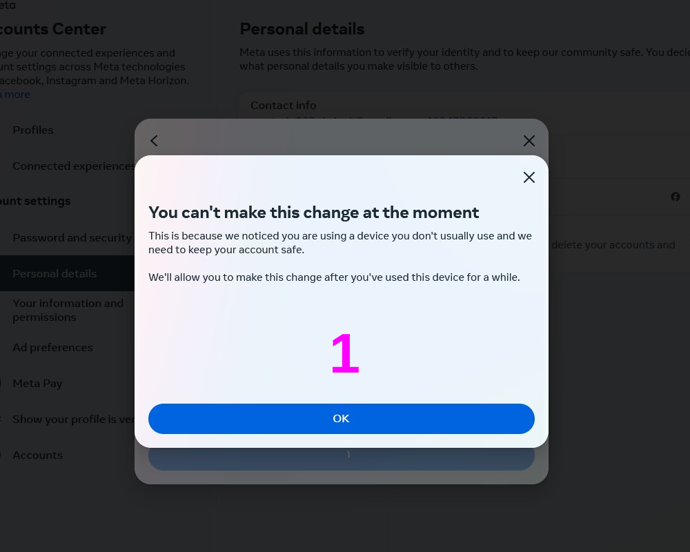 you can't make this change at the moment