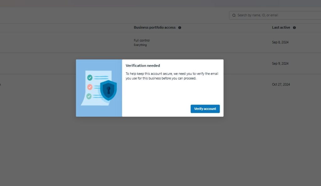 Method to Bypass Facebook Business Manager Email Verification